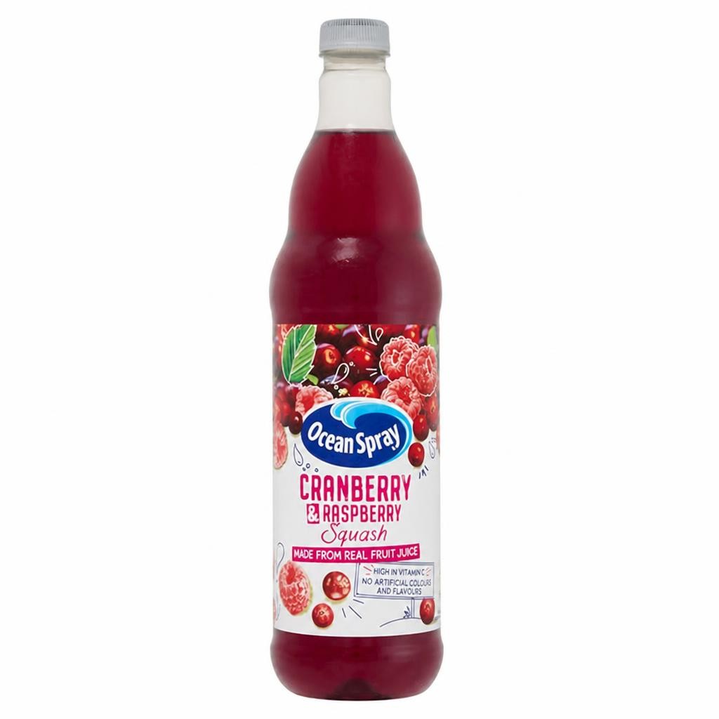Ocean Spray Cranberry & Raspberry Squash 1L