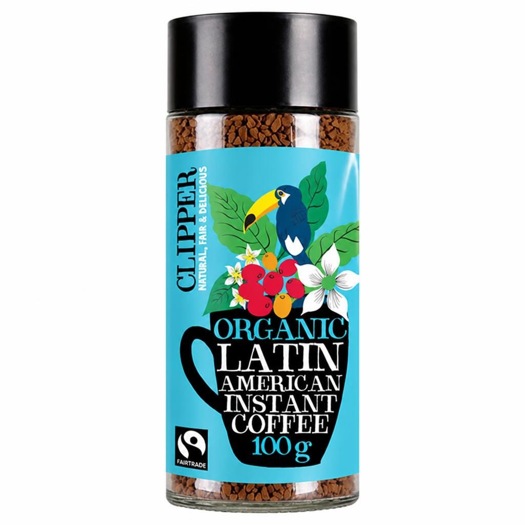 Clipper Fairtrade Organic Latin American Instant Coffee 100g
