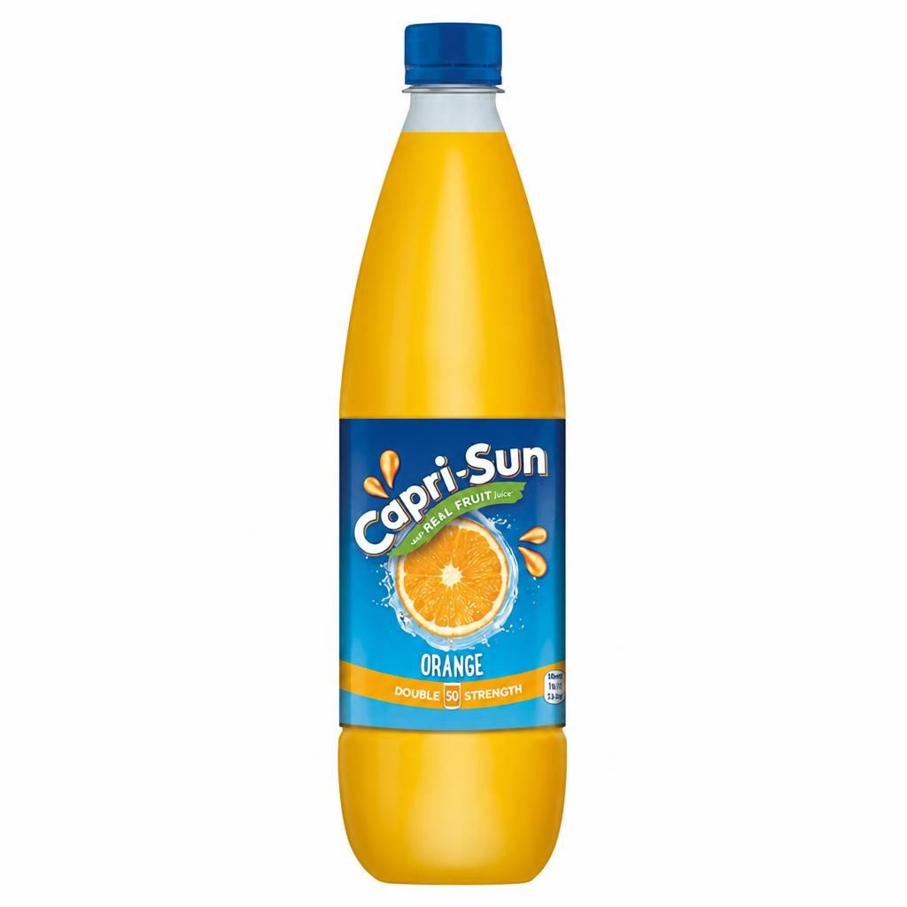 Capri-Sun Double Strength Orange No Added Sugar Multivitamin Squash 1L