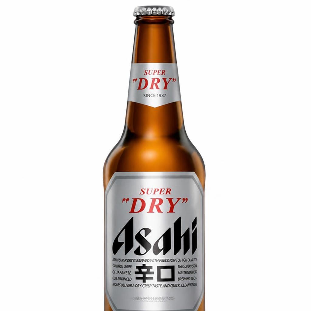Asahi Super Dry Beer Lager Bottle 620ml
