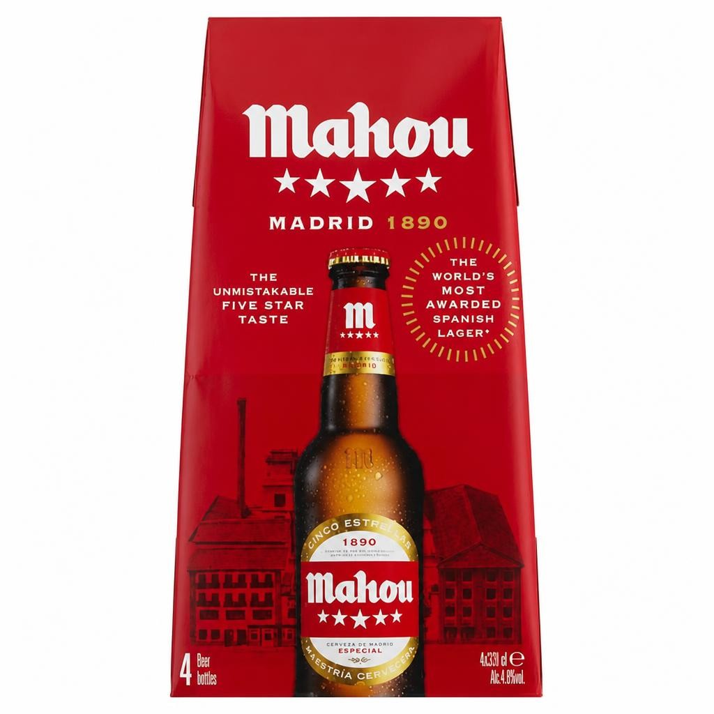 Mahou Beer 4 x 330ml