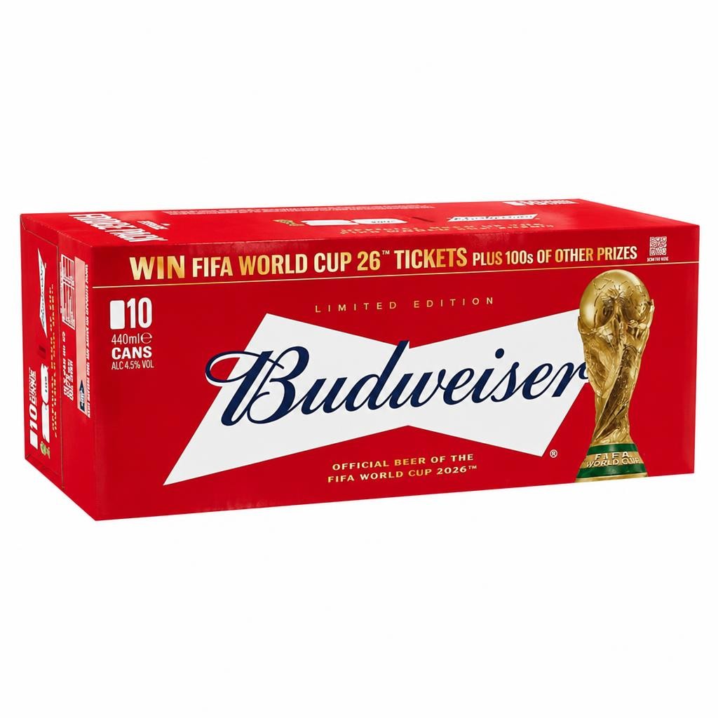 Budweiser Beer Cans 10 X 440ml