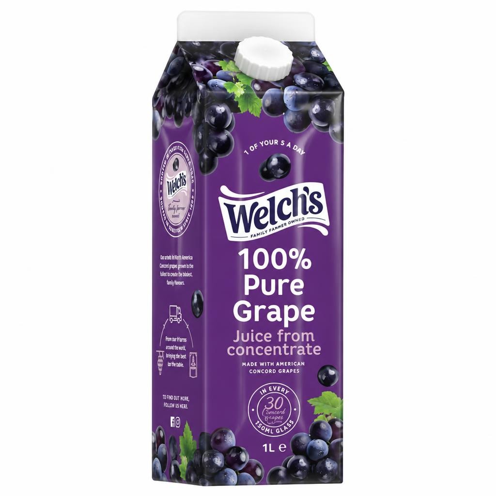 Welch's Purple Grape Juice 1L