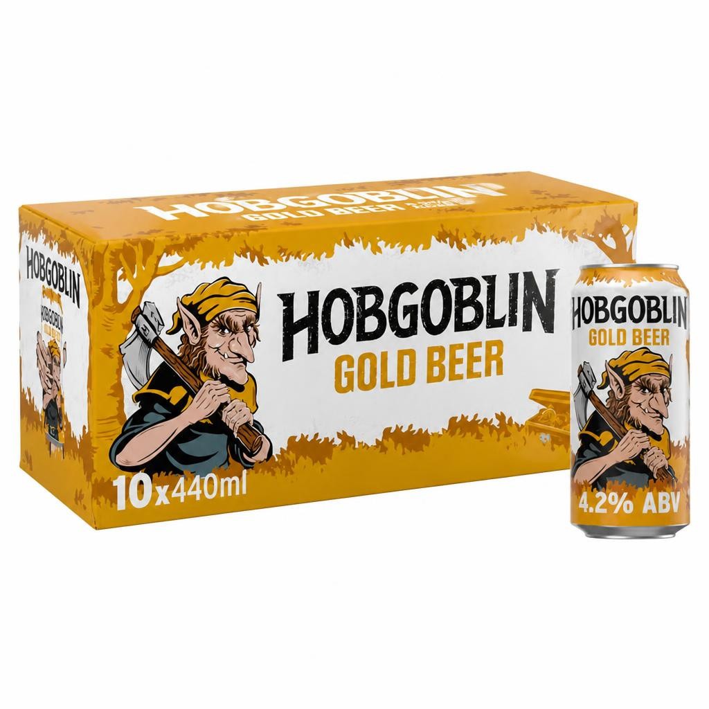 Hobgoblin Gold Beer x10 440ml