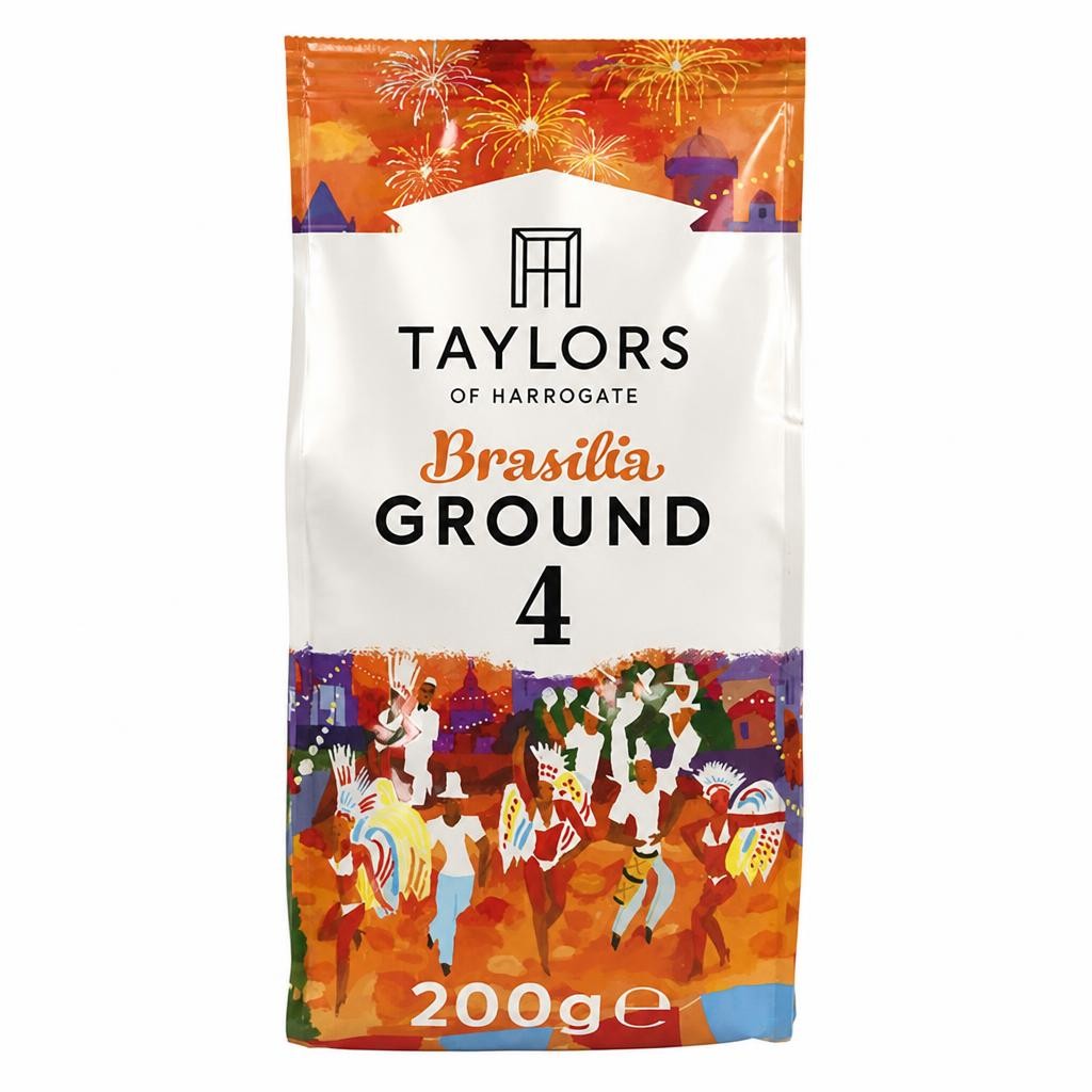 Taylors of Harrogate Brasilia Ground Coffee 200g