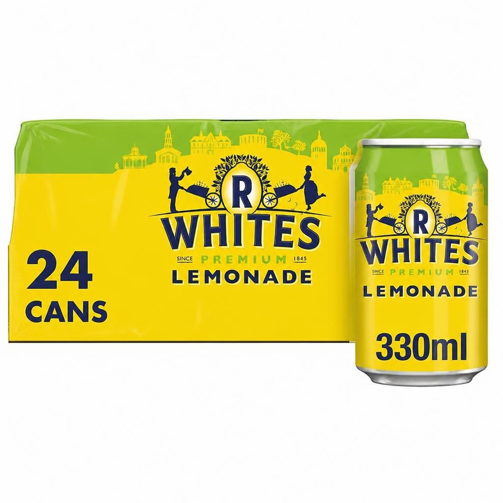 R White's Lemonade 24x330ml