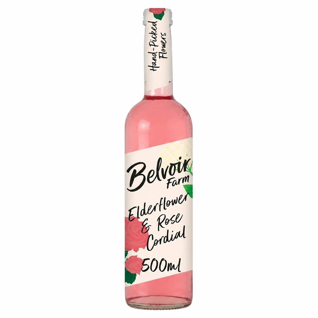 Belvoir Farm Elderflower & Rose Cordial 500ml