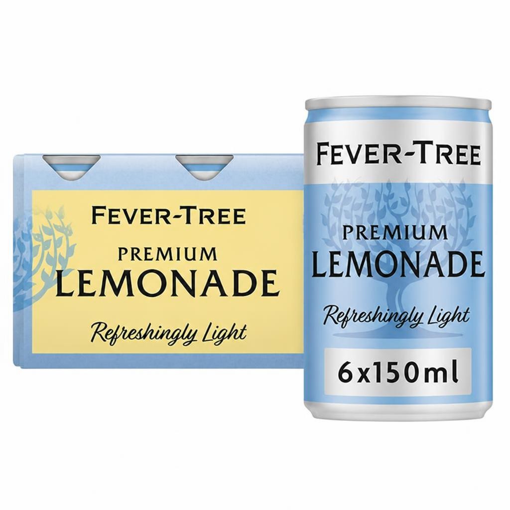 Fever-Tree Refreshingly Light Premium Lemonade 6x150ml
