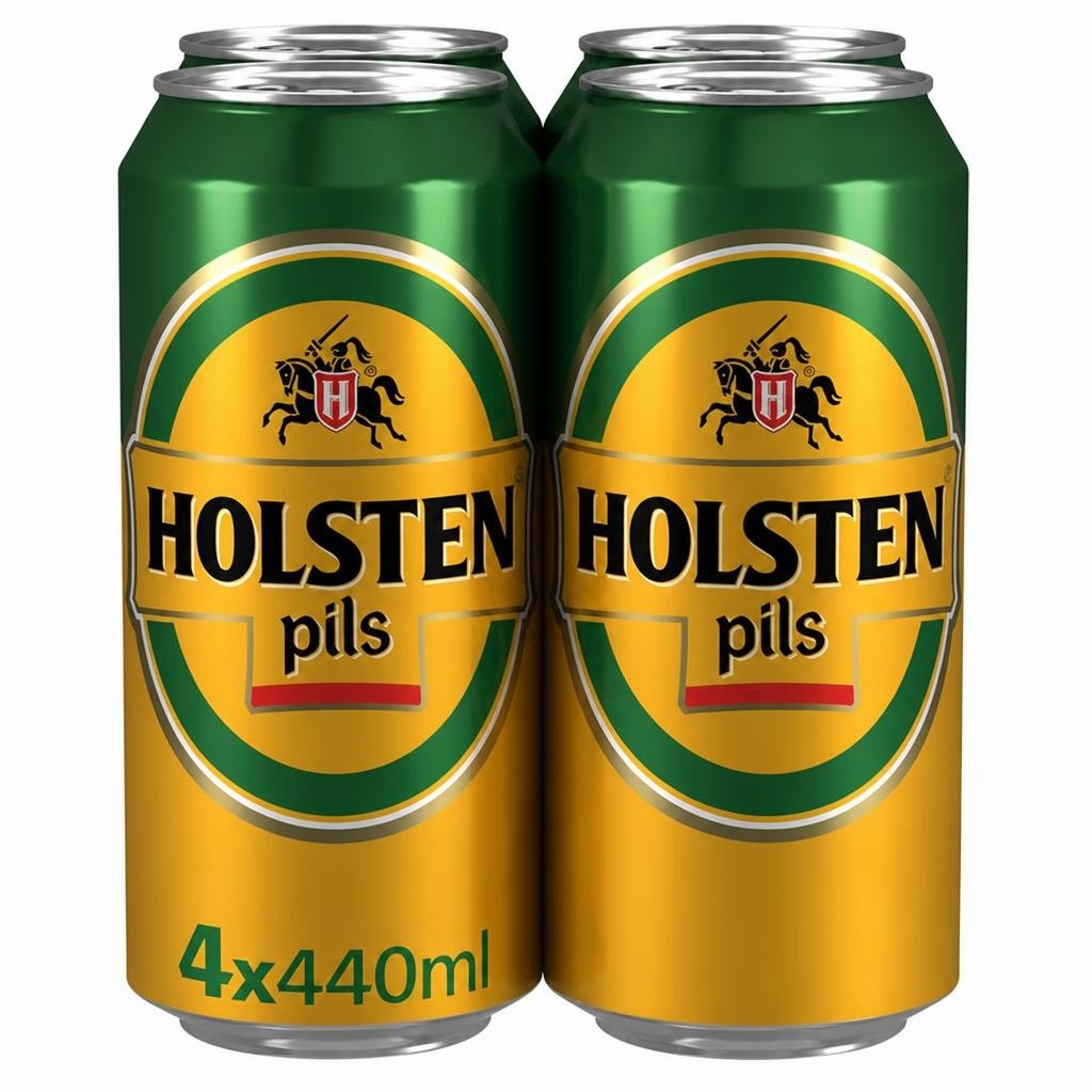 Holsten Pils Lager Beer Cans 4x440ml