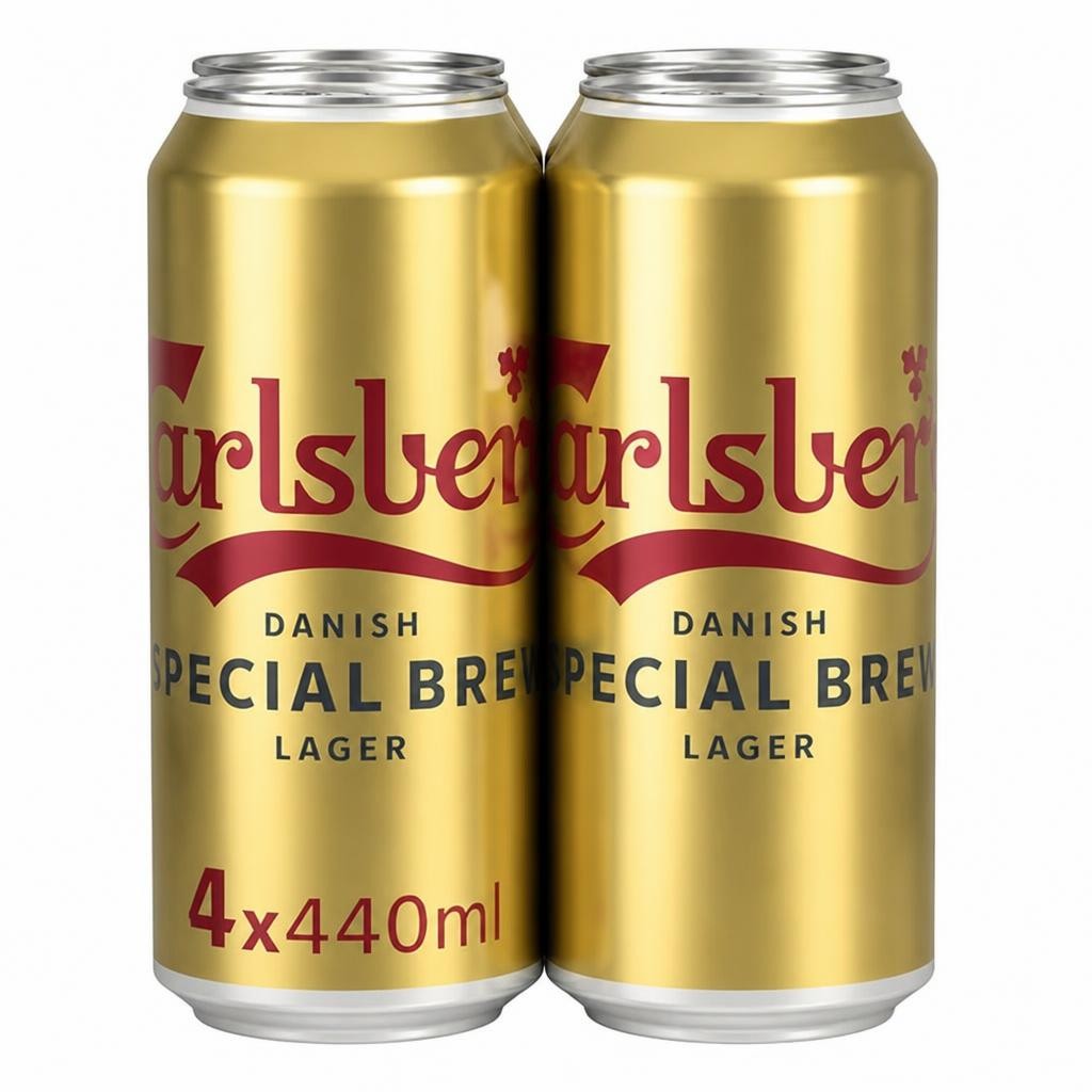 Carlsberg Special Brew Lager Beer Cans 4x440ml