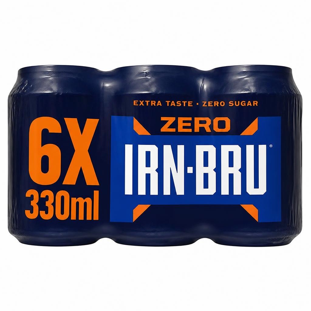 Irn-Bru Xtra Sugar Free Soft Drink 6x330ml