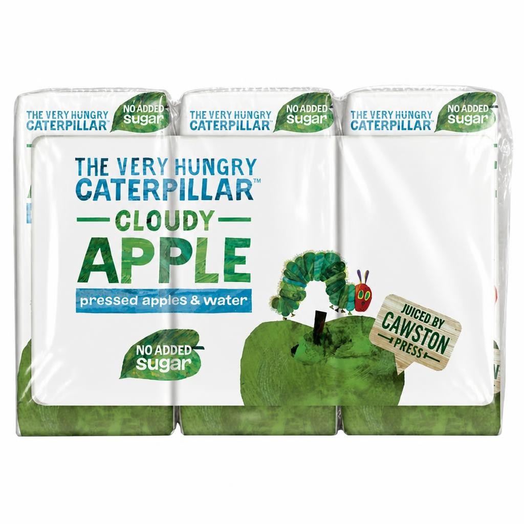 The Very Hungry Caterpillar Cloudy Apple Pressed Apple 3 x 200ml