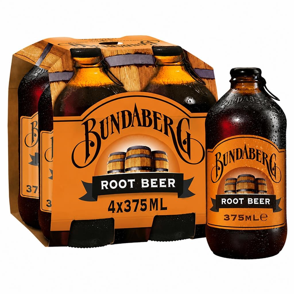 Bundaberg Root Beer 4x375ml