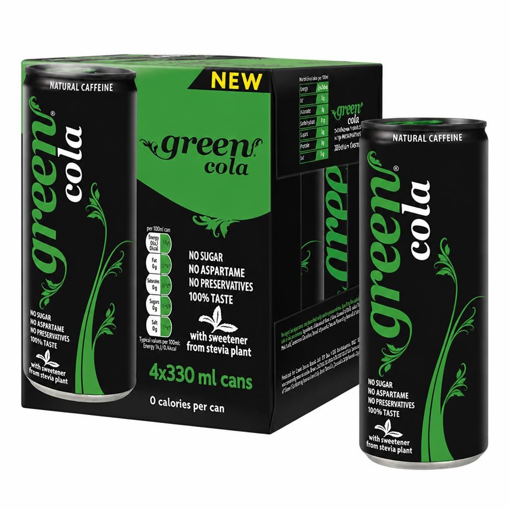 Green Cola 4 x 330ml