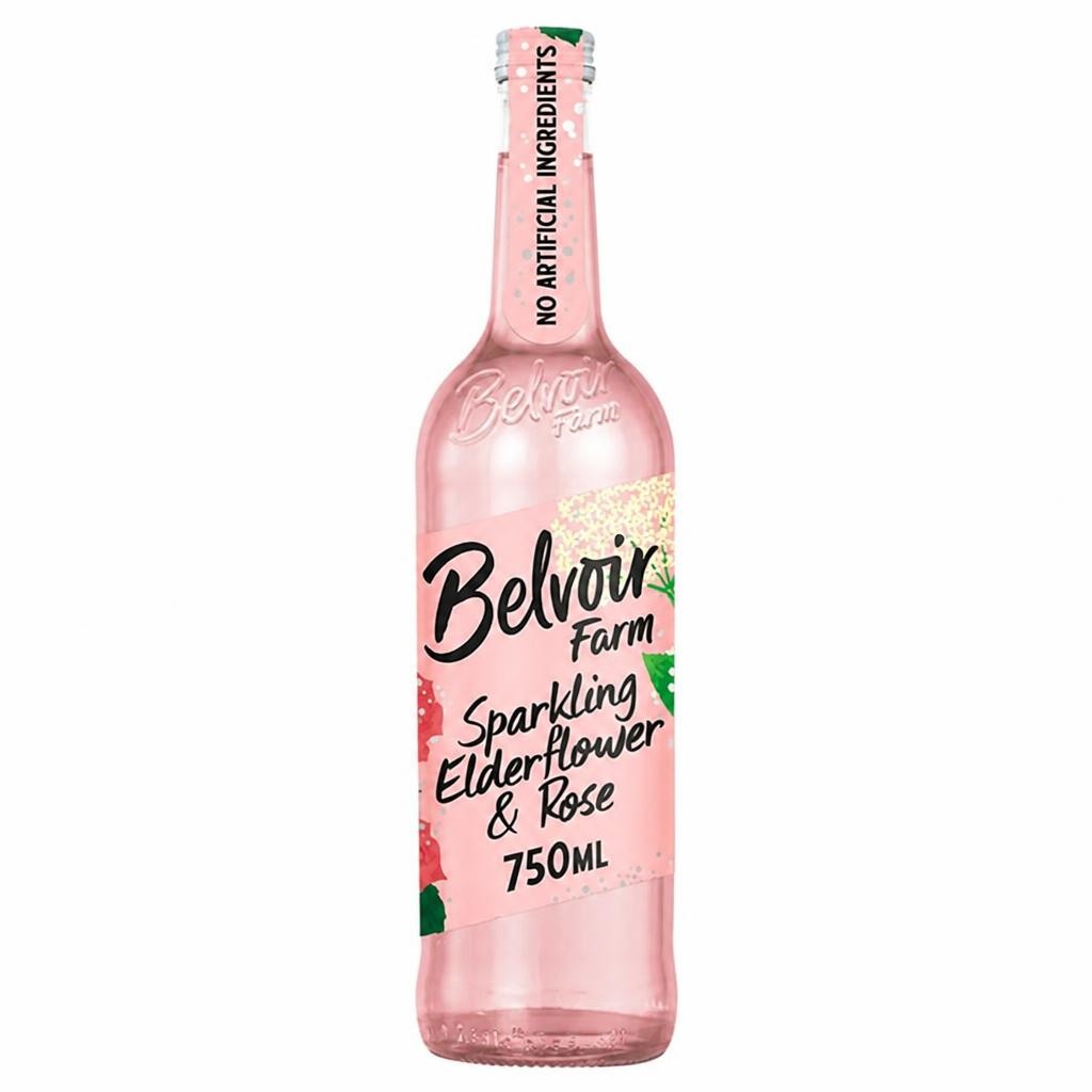Belvoir Elderflower & Rose Presse 750ml (Sugar levy applied)