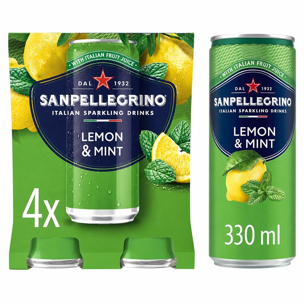San Pellegrino Lemon & Mint 4 x 330ml