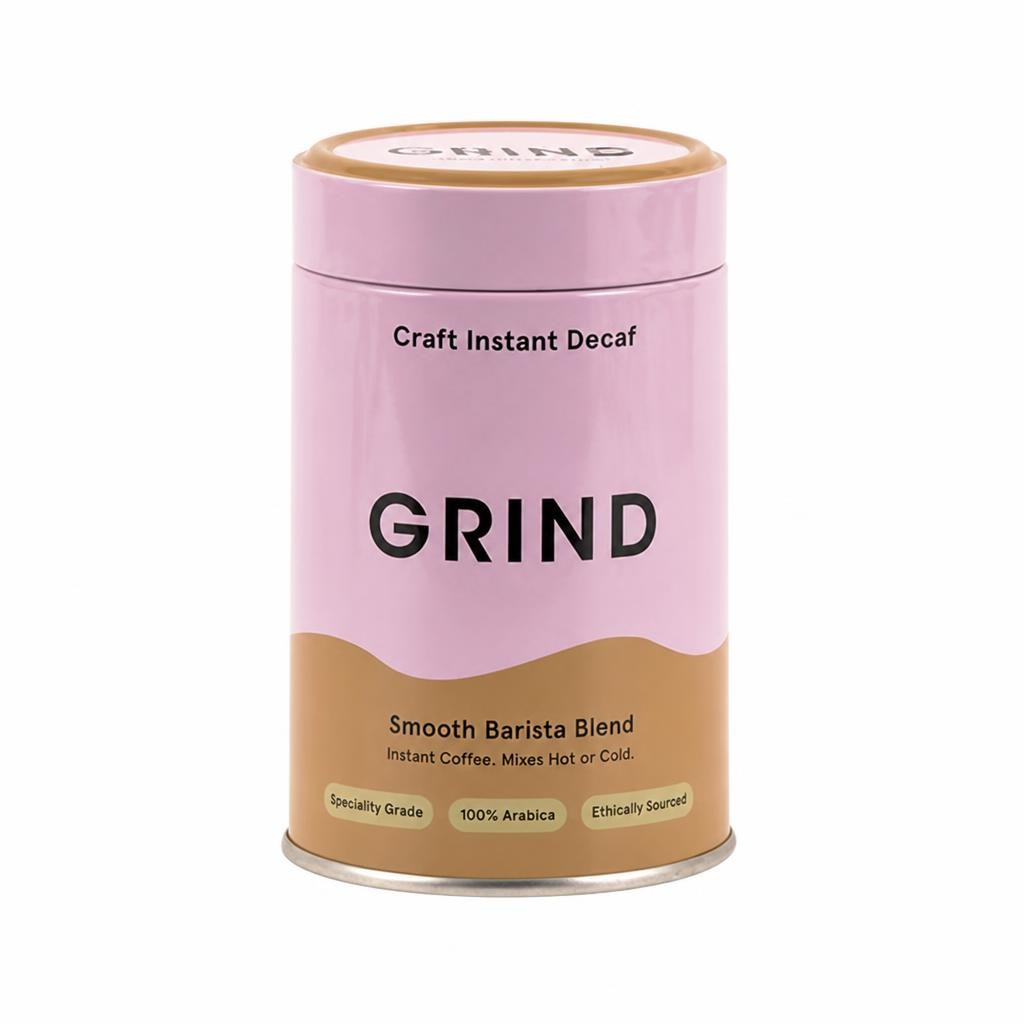 Grind Smooth Barista Blend Craft Instant Decaf 90g