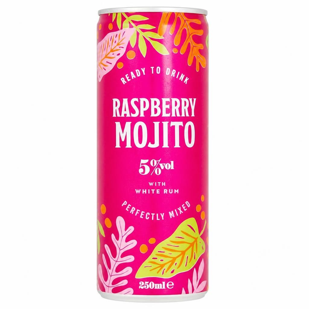 Sainsbury's Raspberry Mojito 250ml
