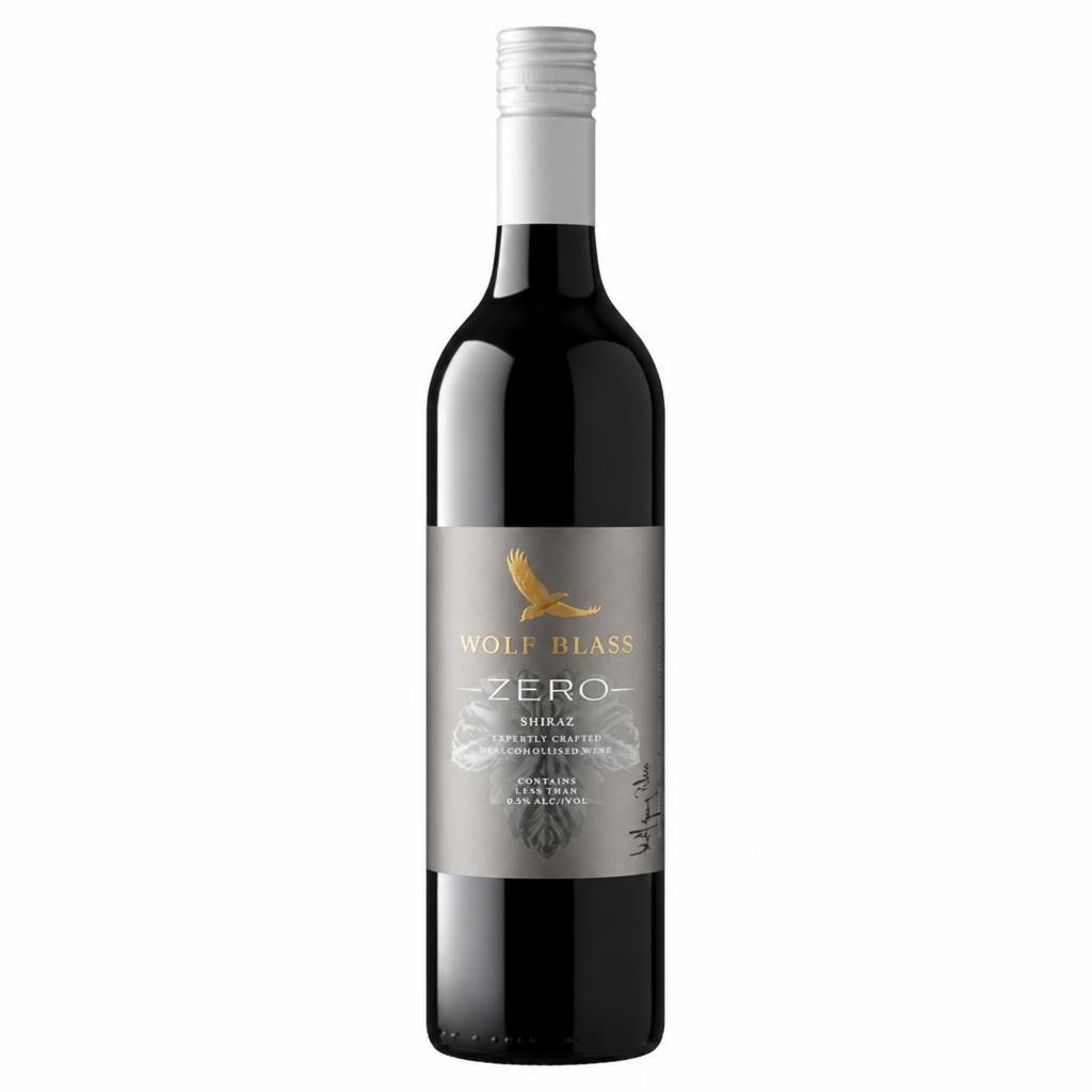 Wolf Blass Zero Shiraz 0.5% Low Alcohol Wine Based Drink 75cl