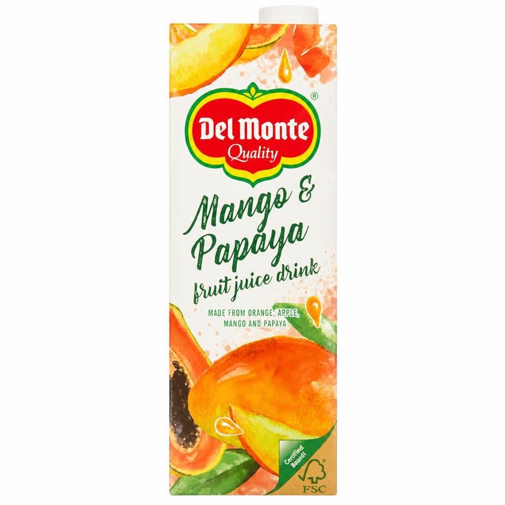 Del Monte Mango & Papaya Juice 1L