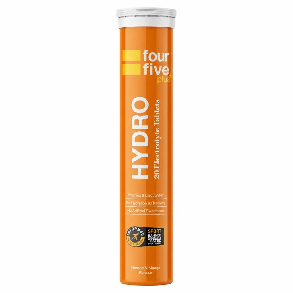 Fourfive Plus+ Orange & Mango Flavour Hydro Electrolyte Tablets x20