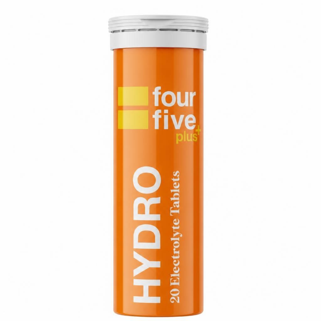 Fourfive Plus+ Orange & Mango Flavour Hydro Electrolyte Tablets x20