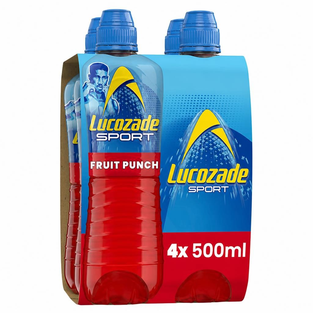 Lucozade Sport Drink Fruit Punch 4x500ml