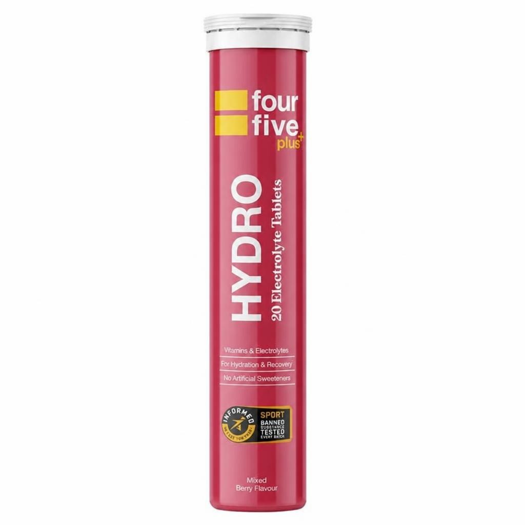 Fourfive Plus+ Mixed Berry Flavour Hydro Electrolyte Tablets x20