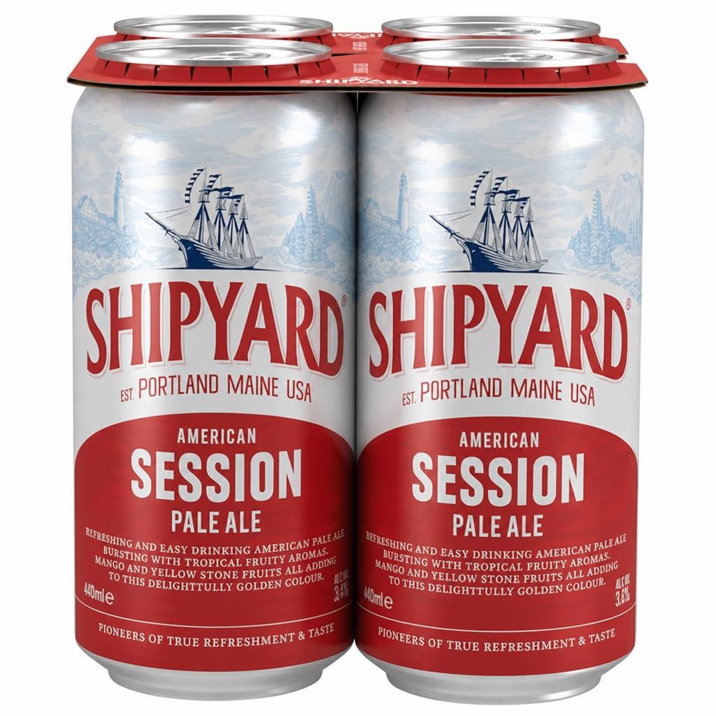 Shipyard American Session Pale Ale Can 4x440ml