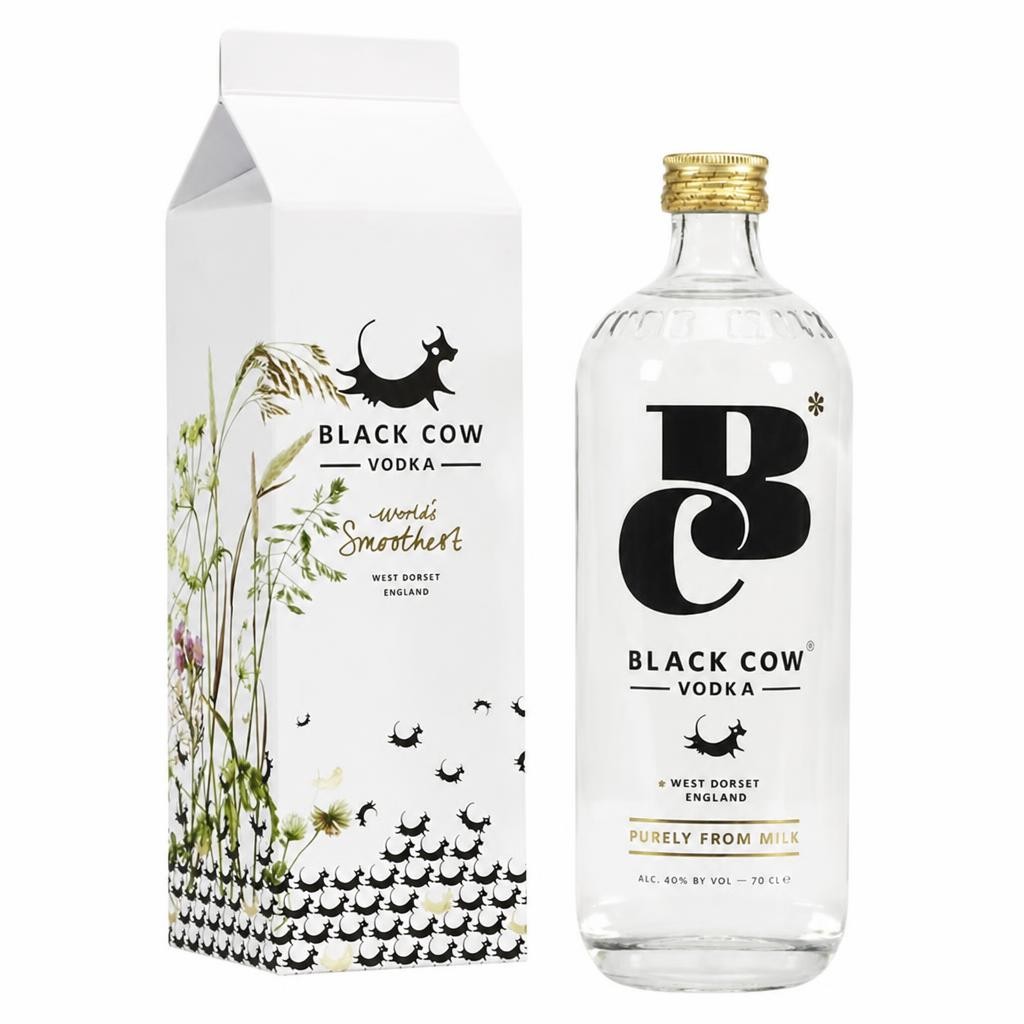 Black Cow Vodka Milk Carton 70cl