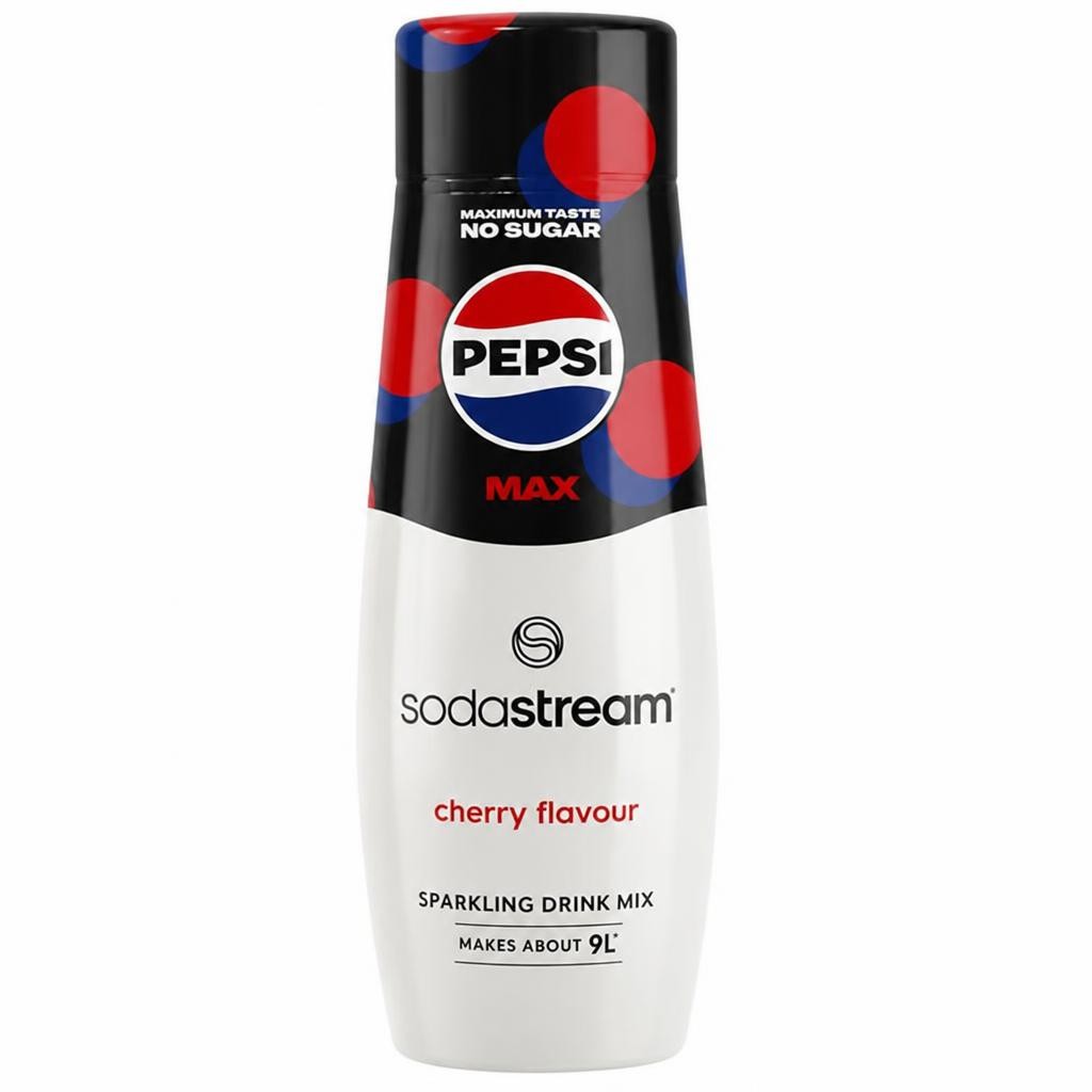 Pepsi Max Sodastream Sparkling Drink Mix Cherry Flavour 440ml