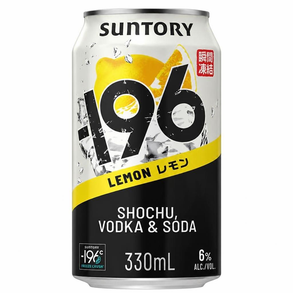 -196 Lemon Shochu & Vodka Ready to Drink Can 330ml