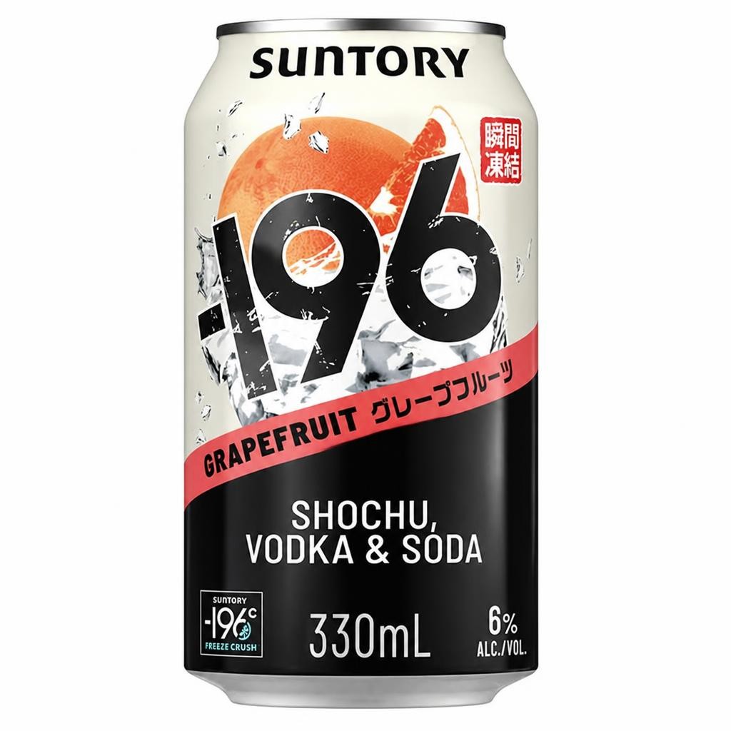 -196 Grapefruit Shochu & Vodka Ready to Drink Can 330ml