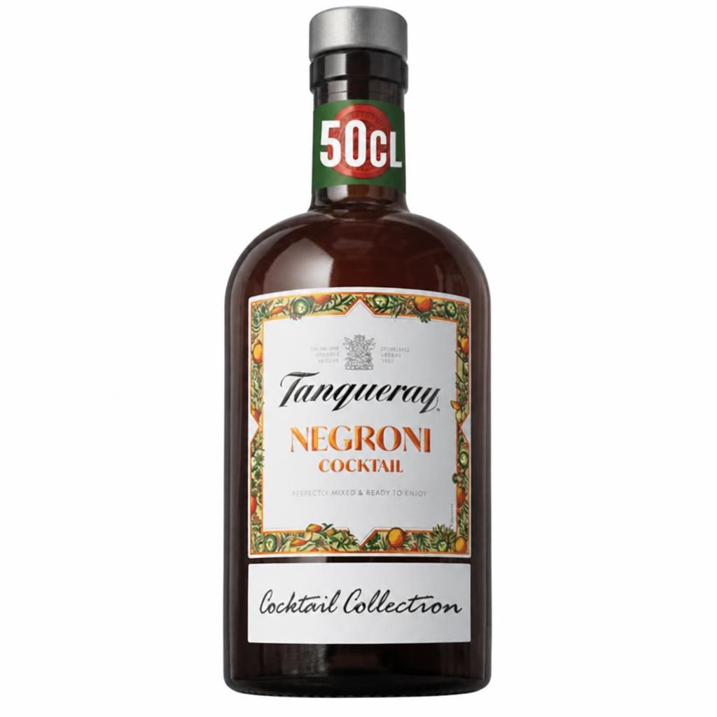 Tanqueray London Dry Gin Negroni Cocktail Drink 17.5% Vol Bottle 50cl