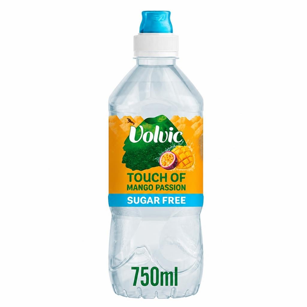 Volvic Touch of Fruit Sugar Free Mango Passion Natural Flavoured Water 750ml