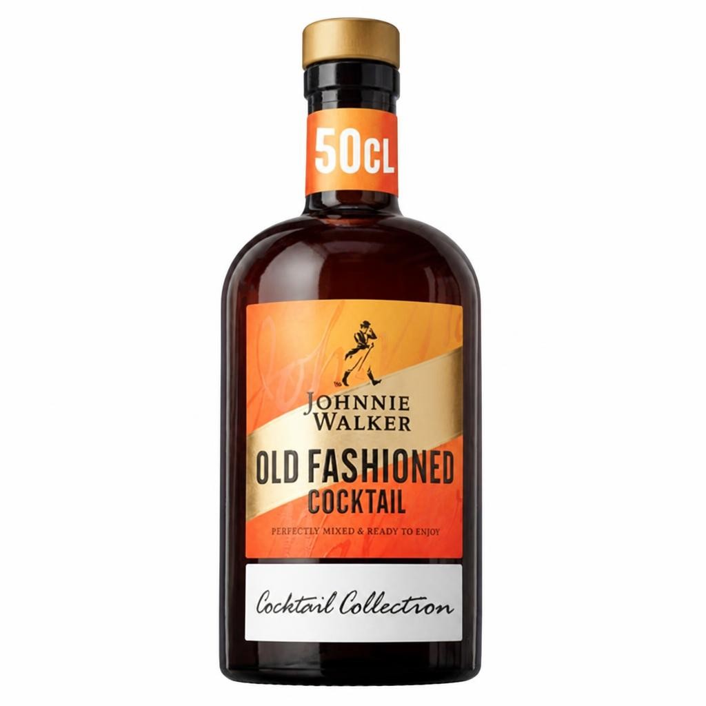 Johnnie Walker Whisky Old Fashioned Cocktail Drink 20.5% Vol Bottle 50cl