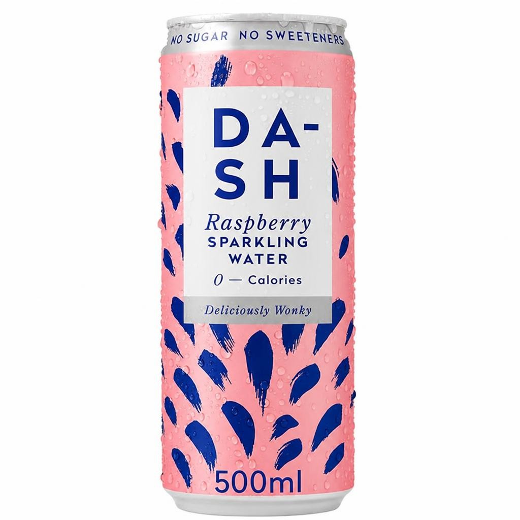 Dash Raspberry Sparkling Water 500ml