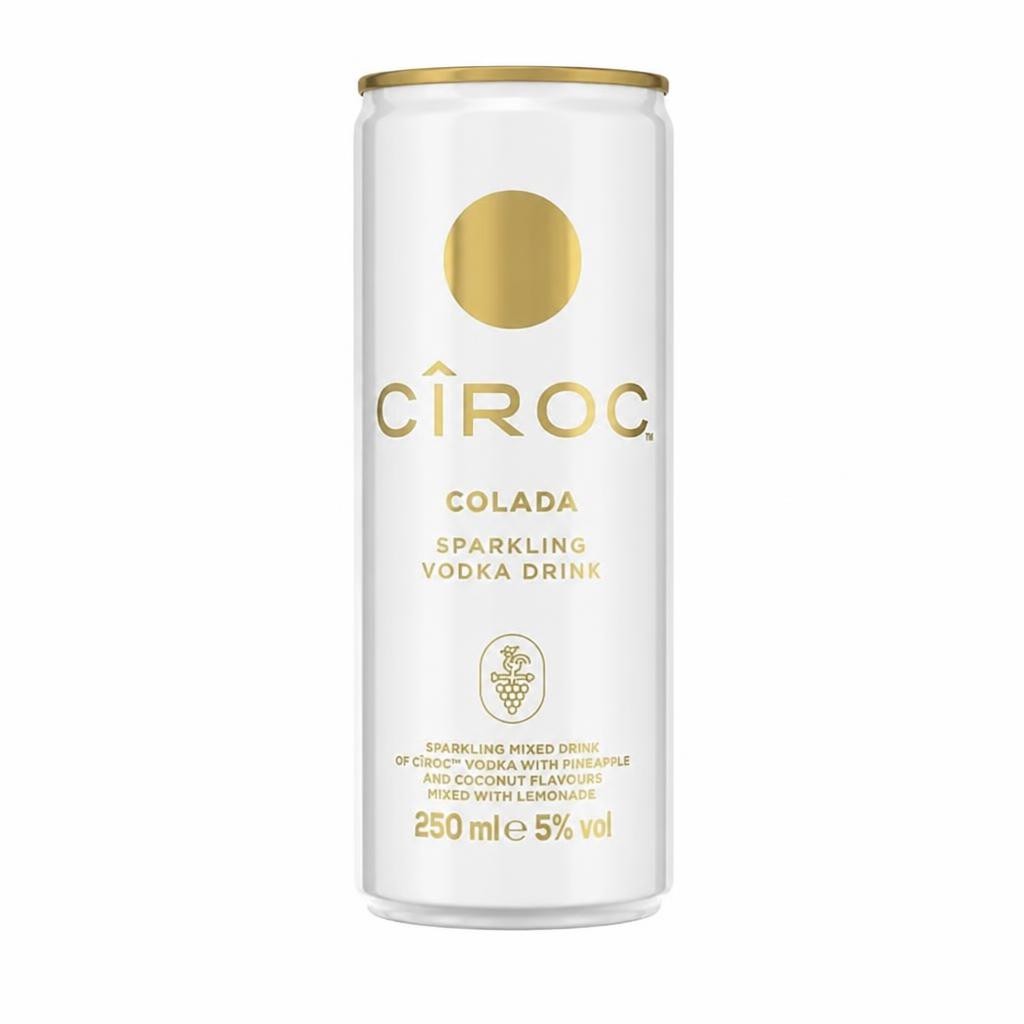Ciroc Colada Ready to Drink 5% Vol 250ml
