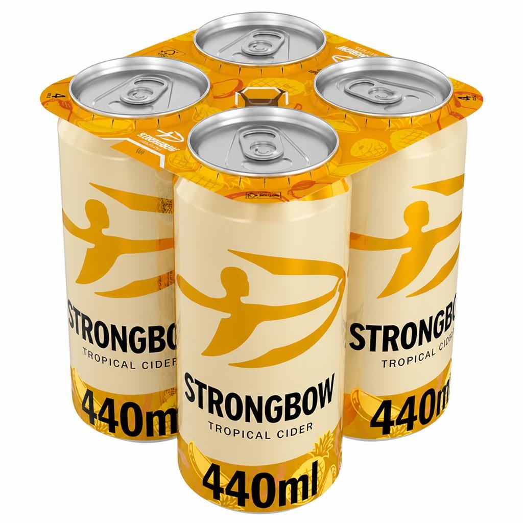 Strongbow Tropical Cider 4 x 440ml