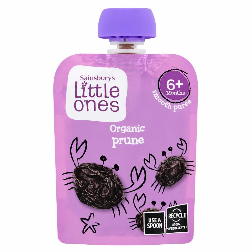 Sainsbury's Little Ones Organic Simply Prune Smooth Puree 6+ Months 70g