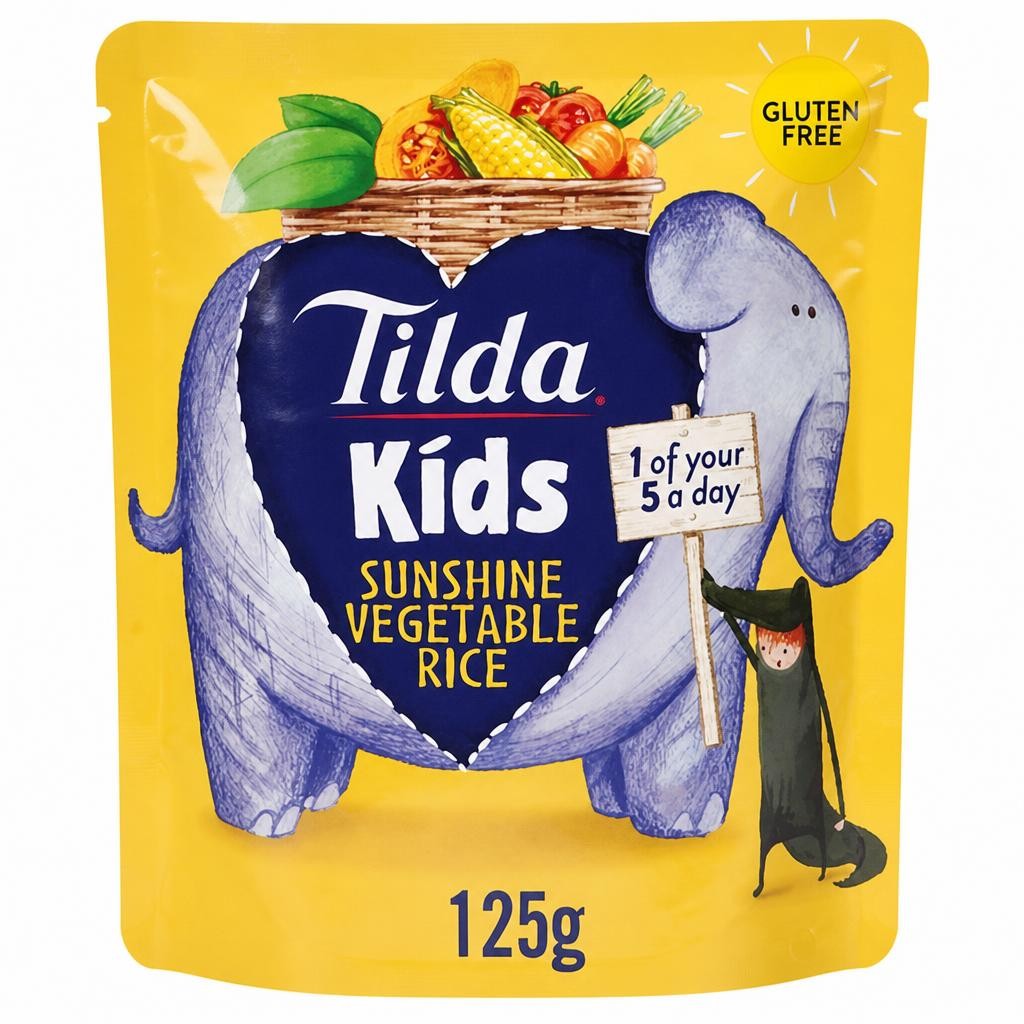 Tilda Kids Sunshine Vegetable Rice 125g