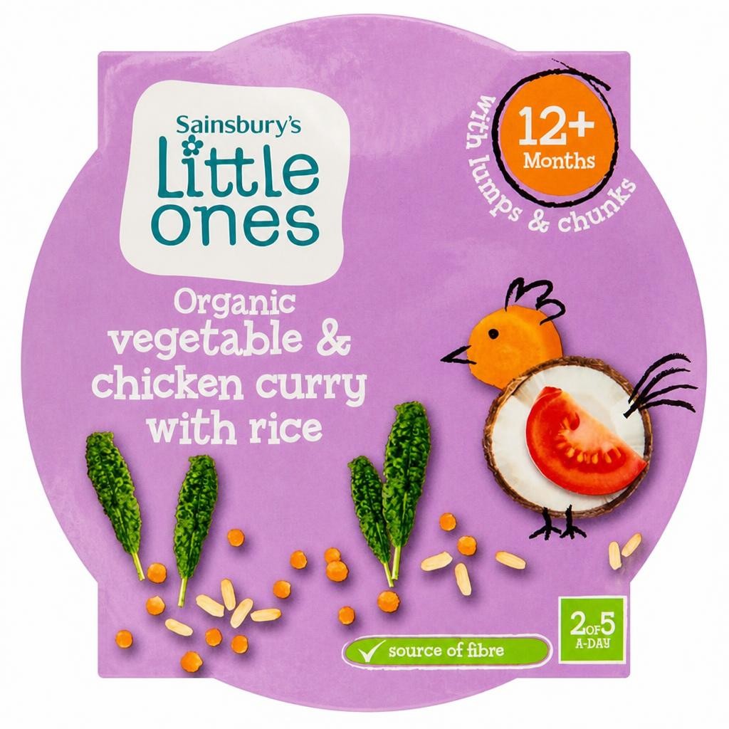 Sainsbury's Little Ones Chicken Curry with Rice 12+ Months 200g