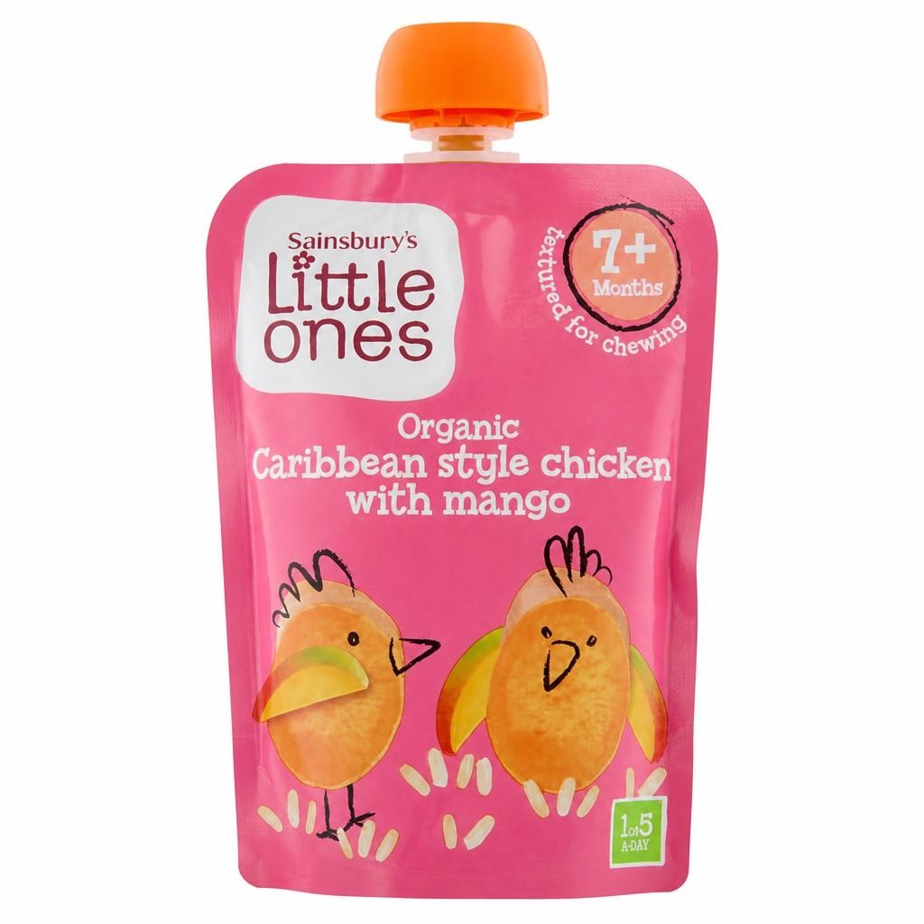 Sainsbury's Little Ones Organic Caribbean Style Chicken 7+ Months 130g
