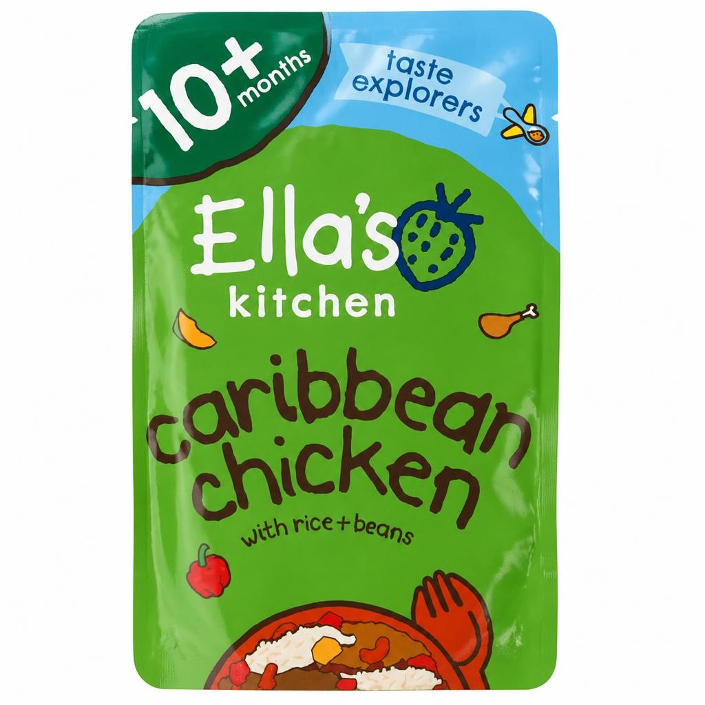 Ella's Kitchen Organic Caribbean Chicken Baby Food Pouch 10+ Months 190g