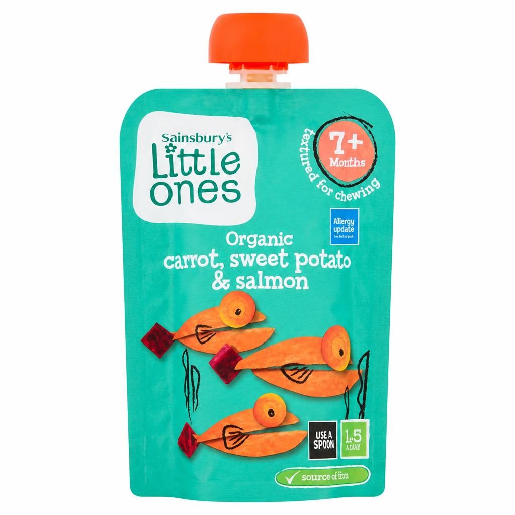 Sainsbury's Little Ones Organic Sweet Potato & Salmon 130g