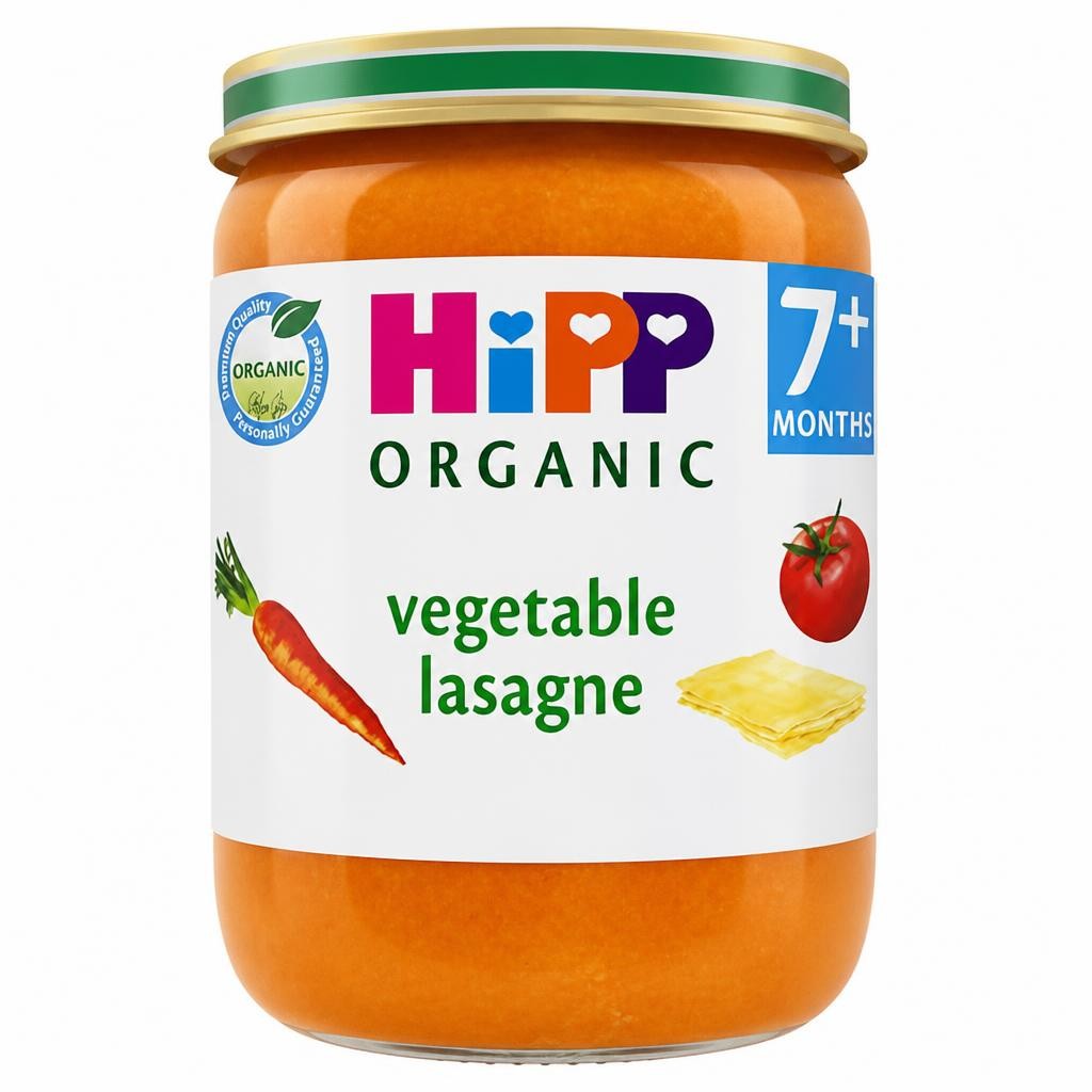 HiPP Organic Vegetable Lasagne Baby Food Jar 7+ Months 190g