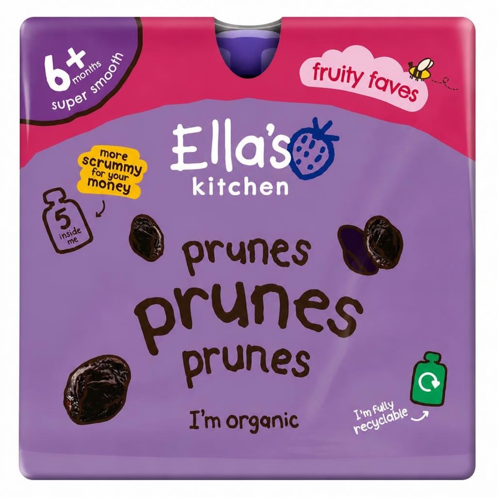 Ella's Kitchen Prunes 4+ Months 5x70g