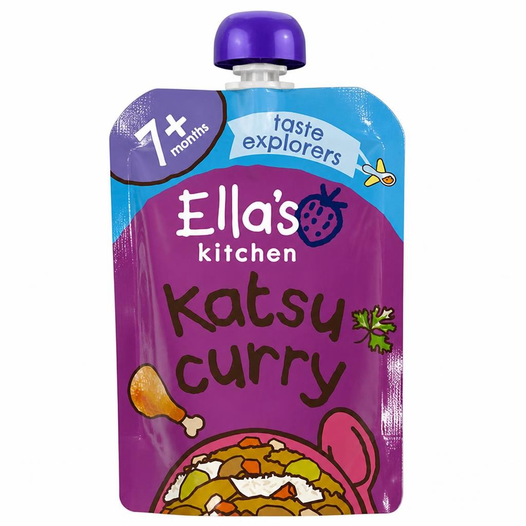 Ella's Kitchen Organic Katsu Curry Baby Food Pouch 7+ Months 130g