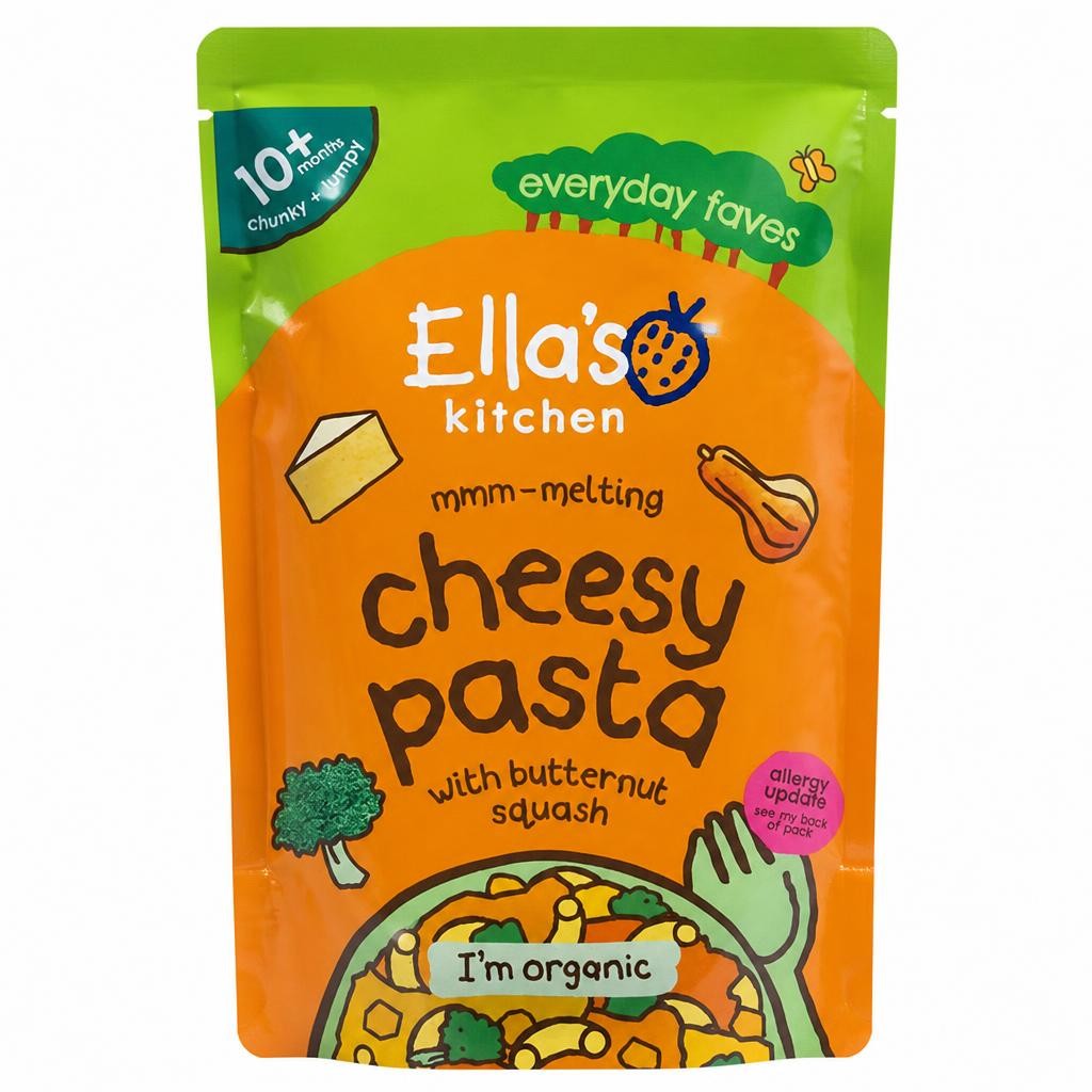 Ella's Kitchen Organic Cheesy Pasta Baby Food Pouch 10+ Months 190g