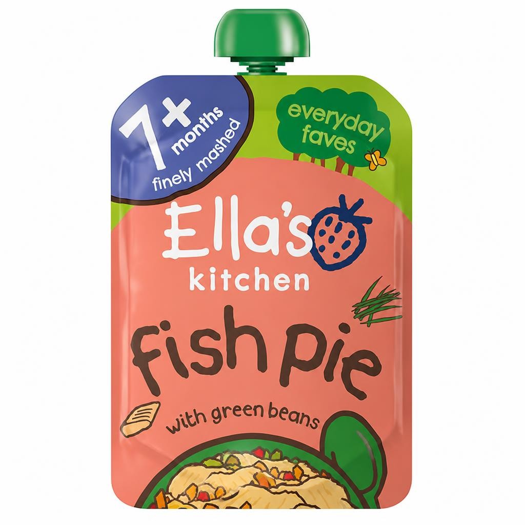 Ella's Kitchen Organic Fish Pie Baby Food Pouch 7+ Months 130g